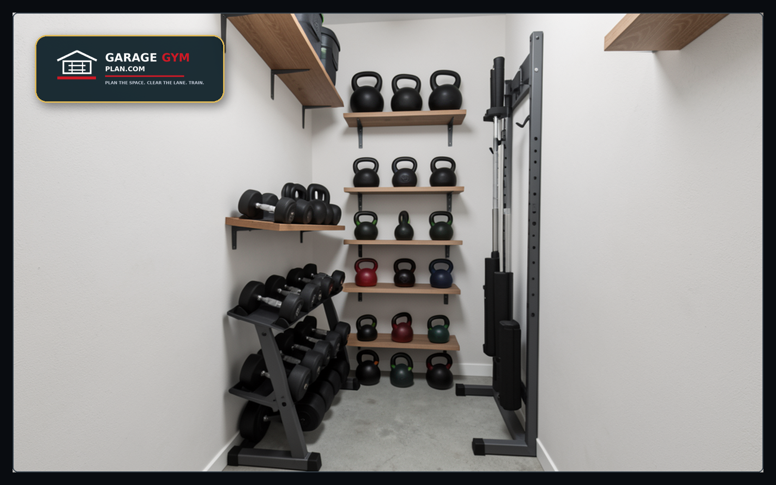 Small Space Storage infographic showing plan the setup before buying